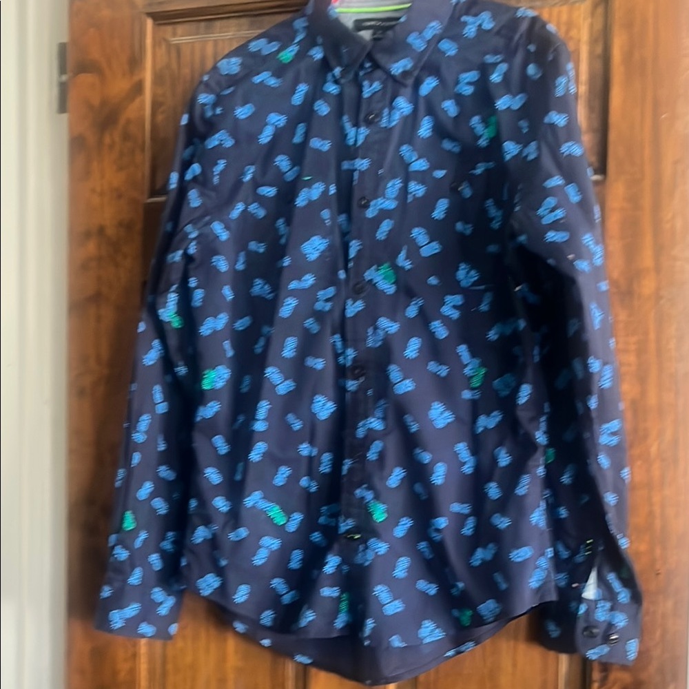 Men’s Tommy Hilfiger button down pineapple shirt, small